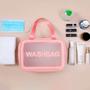 Imagem de Necessaire Feminina Bolsa de Mão Organizadora Mala Passeios Casual Alça Multiúso Dia a Dia Academia Trabalho Acessórios