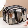 Imagem de Necessaire Feminina Grande Bolsa Organizador Maquiagem