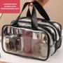 Imagem de Necessaire Feminina Grande Bolsa Organizador Maquiagem