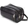 Imagem de Necessaire Masculina em Couro Legítimo Estojo Organizador de Viagem Trabalho - JP17 Couro
