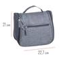 Imagem de Necessaire masculina feminina viagem mala cabide divisória nas Cor Cinza/azul/preto/laranja/- GNshop