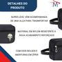 Imagem de Nécessaire Premium Executiva Nylon Caveira Com Porta Escova