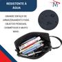 Imagem de Nécessaire Premium Executiva Nylon Caveira Com Porta Escova