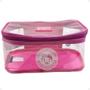 Imagem de Necessaire Transparente Hello Kitty Klass Vough Rosa Kchk-07