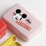 Imagem de Necesseire Estojo Rosa Maquiagem Material Escolar Mickey Disney Polipropileno Coza Super Disney Brinox - 14015/0510