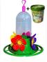 Imagem de Nectar E Bebedor Beija Flores Kit 3 X 1 P Casinha Passarinho