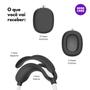 Imagem de NERDCASE, Capa Protetora, Silicone, Compatível com AirPods Max, Preto