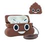 Imagem de NERDCASE, Case, Capa, Capinha Emoji Cocô, Silicone, Compatível com AirPods Pro 1 e 2