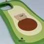 Imagem de NERDCASE, Case, Capa, Capinha Protetora Abacate, Silicone, Compatível com iPhone 13/14