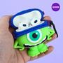 Imagem de NERDCASE, Case, Capa, Capinha Protetora de Personagem Mike, Silicone, Compatível com AirPods 3