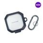 Imagem de  NERDCASE, Case, Capa, Capinha Resistente Transparente com Detalhes em Preto, Silicone, Compatível com Galaxy Buds FE, 2, Pro, Live