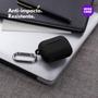Imagem de NERDCASE, Case Silicone Preto com Caneta para Limpeza, Compatível com AirPods Pro