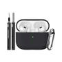 Imagem de NERDCASE, Case Silicone Preto com Caneta para Limpeza, Compatível com AirPods Pro