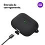 Imagem de NERDCASE, Case Silicone Preto com Caneta para Limpeza, Compatível com AirPods Pro