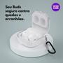 Imagem de NERDCASE, Case Silicone Transparente com Glitter, Compatível com Galaxy Buds FE/2/Pro/Live