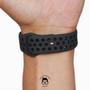 Imagem de NERDCASE, Pulseira com Furos Respirável, Silicone, Compatível com Apple Watch Series 1-9, 38mm/40mm/41mm, Preto