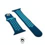 Imagem de  NERDCASE, Pulseira NK com Furos Respirável, Silicone, Compatível com Apple Watch Ultra Series 1-9, 42mm/44mm/45mm/49mm, Azul/Azul Claro
