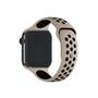 Imagem de NERDCASE, Pulseira NK Furadinha, Compatível com Apple Watch, 38/40/41mm, Bege/Preto