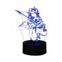 Imagem de Nezuko Kamado 3D LED Night Light Kimetsu No Yaiba Decoração De Quarto Crianças Candeeiro De Mesa