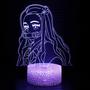 Imagem de Nezuko Kamado 3D LED Night Light Kimetsu No Yaiba Decoração De Quarto Crianças Candeeiro De Mesa