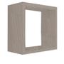 Imagem de Nicho Decorativo 15x15x15 Cm Mdf Madeirado F031