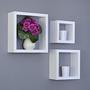 Imagem de Nicho Decorativo kit 3 peças Organizador Sala Cozinha Banheiro Quarto 100%MDF 