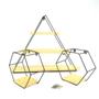 Imagem de Nicho decorativo  triangulo grande com 2 nichos hexagono pequeno - kit