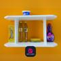 Imagem de Nicho organizador Para Cozinha Porta Temperos Estante de Parede Lavanderia mdf 52cm