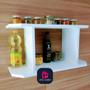 Imagem de Nicho organizador Para Cozinha Porta Temperos Estante de Parede Lavanderia mdf 52cm