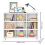 Imagem de Nicho Organizador Quarto Sala Com 04 Rodízios Com Espaço Para Brinquedos
