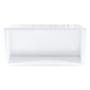 Imagem de Nicho Para Banheiro Em Porcelanato Polido Porta Shampoo Sabonete Organizador (Branco 50)