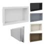 Imagem de Nicho Para Banheiro Modelo Tipo Porcelanato Parede Embutir 30x60cm Preto