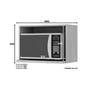 Imagem de Nicho para Cozinha Suporte p/Microondas Connect 60x44cm Off White - Henn