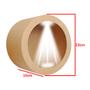 Imagem de Nicho Redondo Simples com Led 23x15 Mdf Madeira