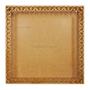 Imagem de Nicho Simples Quadrado Borda Arabesco G 37x37x12 Mdf Madeira