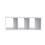 Imagem de Nicho Triplo 70x30x20 Branco Em Mdf