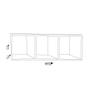 Imagem de Nicho Triplo 90x30x20 Branco Em Mdf F031