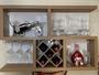 Imagem de nincho armário para bebidas adega e porta taças em laminado