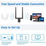 Imagem de Nineplus Antena Adaptador Usb Wifi 6 Sem Fio 1800Mbps