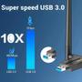 Imagem de Nineplus Antena Adaptador Usb Wifi 6 Sem Fio 1800Mbps