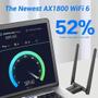 Imagem de Nineplus Antena Adaptador Usb Wifi 6 Sem Fio 1800Mbps