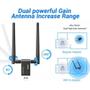 Imagem de Nineplus Antena Adaptador Usb Wifi 6 Sem Fio 1800Mbps