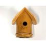 Imagem de Ninho Casa de Bambu Pequeno para Pássaros Canários Artesanato