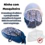 Imagem de Ninho Redutor de Berço para Bebê com Mosquiteiro Várias Estampas