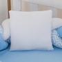 Imagem de Ninho Redutor de Berço Trança com Travesseiro Zig Zag Azul