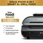 Imagem de Ninja FG551 Foodi Grill 6em1 Smart XL com Air Fry Preto/Prat