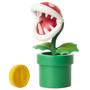 Imagem de Nintendo Super Mario Piranha Planta 4" Figura Articulada com Moeda