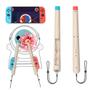 Imagem de Nintendo Switch Joy-Con DrumStick Grips 2 Pcs Conjunto De Jogos Com Detecção De Movimento Taiko