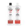 Imagem de Nioxin Sistema 4 Shampoo 1000ml e Condicionador 1000ml