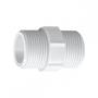 Imagem de Nipel Branco Krona Rosca 1/2'' - Kit C/50 Pecas
